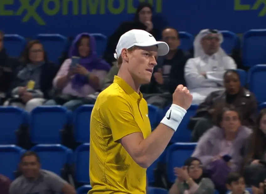 Jannik Sinner leaves AO setback behind, scores commanding win in Doha