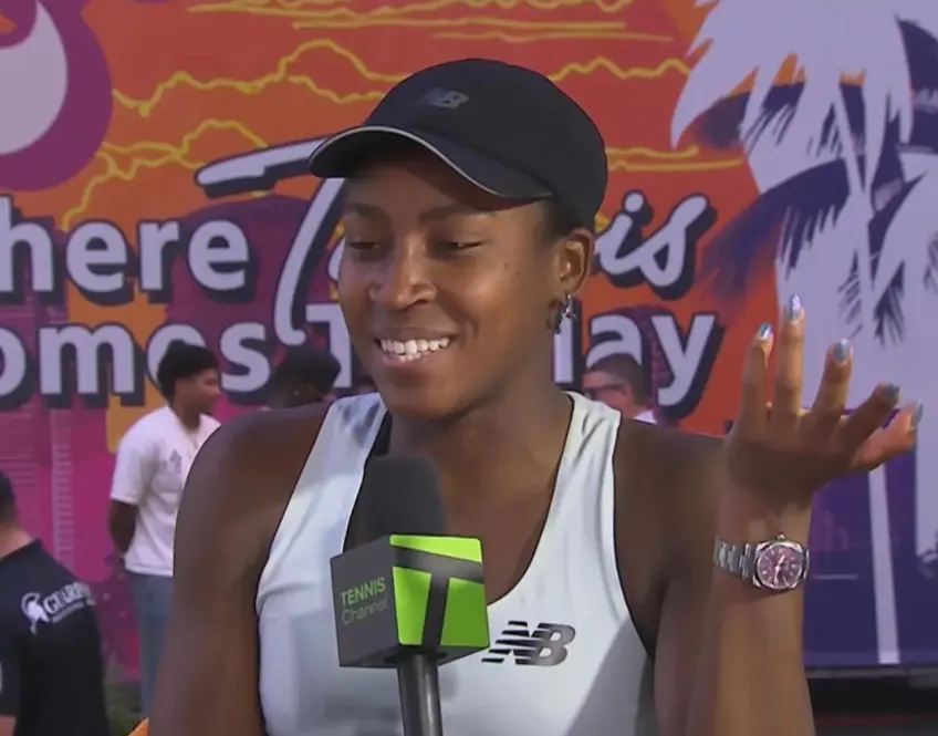 Coco Gauff jokes about washing the same hat after New Balance didn't send  one